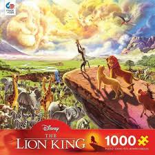 This 1500 piece disney puzzle features a scene from the disney movie the lion king, rafiki is presenting simba to the animal kingdom, while mufasa and nala look on. Ceaco Products The Best Puzzles Gifts