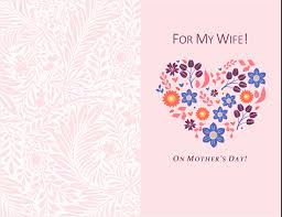 Easy to customize and 100% free. Floral Heart Mother S Day Card