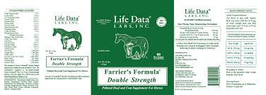 1 Hoof And Coat Supplement Farriers Formula Double Strength