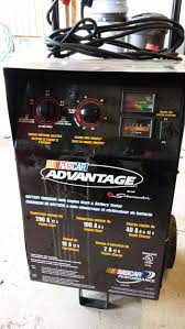 Today's smart car battery chargers give the battery the required charge, and you can let it be contents show. Nascar Advantage Battery Charger With Engine Starter Battery Tester Working