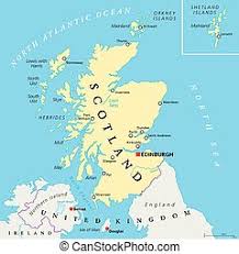Los mapas son ayudas gráficas muy importantes para conocer la localización de diferentes países alrededor del mapa de inglaterra. Mapa Politica De Escocia Con Capital Edimburgo Fronteras Nacionales Y Ciudades Escocia Es Parte Del Reino Unido Y Cubre El Canstock