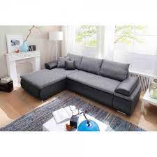 Länge 277cm brite 158cm höhe 76cm. Celina Schwarz Grau Couchgarnitur Wohnlandschaft Sofa Wohnzimmercouch Webstoff Kunstleder Inkl Couchgarnituren Wohnen Deine Tante Emma De