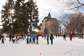 Saskatoon Cameco Meewasin Skaters Rink In Potashcorp Plaza Kiwanis Memorial Park North Of The Bessborough Hotel Public Skating Memorial Park Meadow Lake