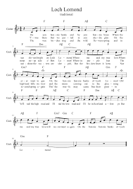Loch Lomond Sheet Music For Guitar Download Free In Pdf Or Midi Loch Lomond Sheet Music Mandolin Songs