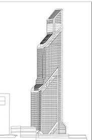 A rounded equilateral triangle in form, the project includes a Mercury City Tower Wikipedia