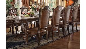 A tip, when buying elegant formal dining room sets chairs, choose ones that are not very modern or with a striking style. Vendome Formal Dining Room Table Set