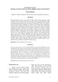 Sebenarnya tidak ada hal yang lebih menakjubkan dari baper ini, namun kamu meski tahu, apa artinya dari kata baper atau bawa perasaan ini, karena memang, ada arti yang harus kita ketahui, selain mengetahui singkatannya. Pdf Colors Of Love When Adult Women Have Backstreet Romantic Relationship Wahyu Rahardjo Academia Edu