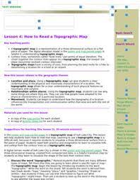 Summer vacation is a great time to head to the mountains and go for a hike. Topographic Map Lesson Plans Worksheets Lesson Planet