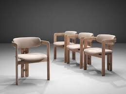 For Sale On 1stdibs Augusto Savini For Pozzi Set Of 4 Pamplona Armchairs B Dining Room Chairs Modern Dining Chair Makeover Upholstery Dining Table Chairs