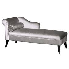 Des collections originales pleines de bonne humeur : Very Velvet Silver Grey Chaise Longue Chaise Lounge Chaise Furniture