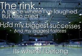 Any Skater Is Thankful For The Place They Call Home Almost Everyday Figureskating Rainbosports Whatreyout Figure Skating Quotes Skating Quote Figure Skating