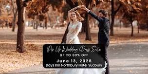 Sudbury Pop Up Wedding Dress Sale
