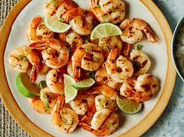 Cover the shrimp with green onions, tomato and mozzarella cheese. Coconut Lime Marinated And Grilled Shrimp Recipe Food Network Kitchen Food Network