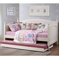 Do you find yourself in need of a new bed for your growing child? Bloomsbury White Daybed With Optional Trundle Daybeds Fads