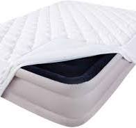 Air Mattress Pad Cover/ Protector- Thick Quilted, Soft, 15''-23'' Deep  Pocket, Microfiber