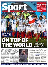 The ny daily news has the latest local and national sports scores, pics, videos, columns and expert analysis. Newspaper Daily Mail Sport United Kingdom Newspapers In United Kingdom Sunday S Edition October 29 Of 2017 Kiosko Net