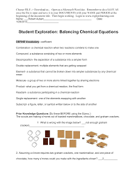 Synthesis, decomposition, single replacement, double replacement, and combustion. Balancing Equations
