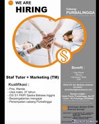 Gaji pt indokores purbalingga : Lowongan Kerja Bimbingan Belajar Stan Science Society Purbalingga Belajar Sastra Bahasa Inggris Marketing