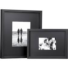 Cb2 Black Matte Frames Matte Pictures Unique Picture Frames Decor