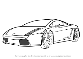 Color, or the act of changing the color of an object. Learn How To Draw A Lamborghini Car Sports Cars Step By Step Drawing Tutorials