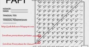 Soal tes dan lembar jawaban papi kostick dan disc 3. Contoh Soal Psikotes Papi Pdf
