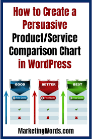 Comparison Charts Are One Of The Most Effective Conversion