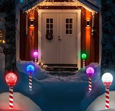 Led Solar Pathway Lights Christmas Crackle Color Christmas Decorating With Christmas Lights Solar Pathway Lights Christmas Lights