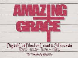 Download Amazing Grace Cut File Graphic By Made By Bertha Creative Fabrica Yellowimages Mockups