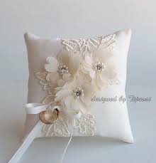 Wedding Ring Bearer Pillow With Embroidered Lace And Flowers 3 Different Colors Ring Bearer Pillow Ring Cushion Ready To Ship Ring Pillow Wedding Ring Bearer Wedding Wedding Ring Bearer Pillow