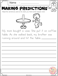 Free Making Predictions Contains 8 Pages Of Making Prediction Worksheets This Product Is Suitable In 2020 Third Grade Writing Making Predictions First Grade Freebies