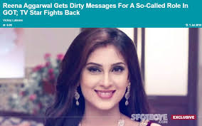 Dirty Messages To Reena Aggarwal Were Not For Game Of Thrones!