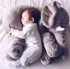 Elephant Cuddle Buddy Elephant Pillows Baby Elephant Plush Pillow Elephant Plush