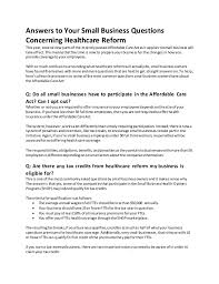 This will result in $225 being reported as the company's health insurance expense for that pay period. Answers To Your Small Business Questions Concerning Healthcare Reform