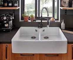 Le quartz pose un style, noble, valorisant. Evier En Ceramique Blanche 2 Bacs A Poser Timbre Office Castorama