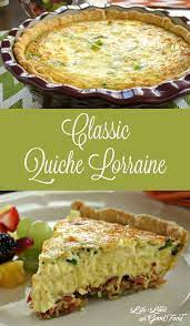 Classic Quiche Lorraine Recipe Breakfast Brunch Recipes Quiche Lorraine Recipe Recipes