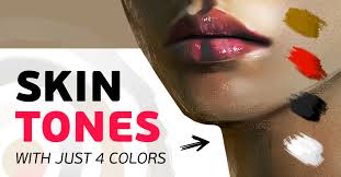 5.3 how do you make skin color? How To Paint Skin Tones In Photoshop Using Just 4 Colors With Exercise