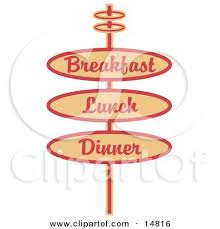 (note that in the interest of brevity, i did not include second breakfast.) one of my very favorite breakfast dishes is migas! Vintage Tan Restaurant Sign Advertising Breakfast Lunch And Dinner Clipart Illustration By Andy Nortnik 14816