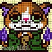 マスターにゃーだ Perle A Repasser Modeles Perles Hama Point De Croix