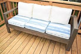 Generous seats, fluffy cushions as well as elastic mesh fabric make the sofa comfortable. Diy Outdoor Loveseat And Sofa The Handyman S Daughter