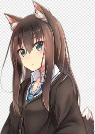 But given the chance, the character can. Anime Girl With Brown Hair Wolf Cute Anime Girls Png Download 700x886 7176988 Png Image Pngjoy