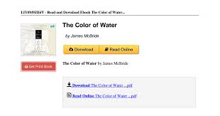 You want to talk about my family and here i been dead to them for fifty years. The Color Water James Mcbride 0553546597 Pdf Google Drive