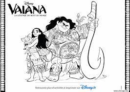 Coloriage Vaiana Disney La Legende Du Bout Du Monde Jecolorie Com