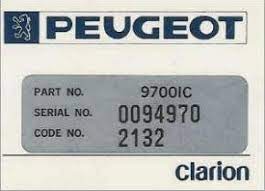 3)enter the serial number or vin into the peugeot radio code calculator & generator. Peugeot Radio Code Generate Process For Free For Any Car Model