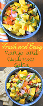 Combine the mango, cucumber, jalapeno, red onion, lime juice and cilantro leaves and mix well. Fresh And Easy Mango Salsa For Tacos And More My Latina Table