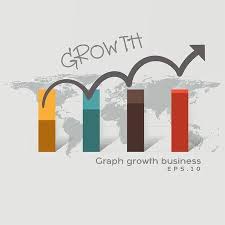 Growth Graph Business Business Development To Success And Growing In 2020 Business Development Graphing Business Growth