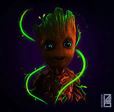 ❤ get the best baby groot wallpapers on wallpaperset. Neon Groot Wallpapers Wallpaper Cave