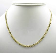 An 18k gold chain is composed of 75% pure gold, while a 10k cuban link has less than 50% of gold in it (41.7% to be exact). 3mm 10k Yellow Gold Cuban Link Chain Necklace Jawa Jewelers
