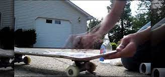 Window cleaner, an old toothbrush, and paper towels. How To Clean Your Skateboard Griptape Skateboarding Wonderhowto