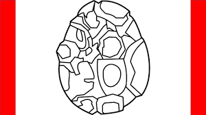 The illustration of the baby dragon that hatched from the egg is fascinating. How To Draw Terra Dragon Egg From Dragon City Step By Step Drawing Youtube