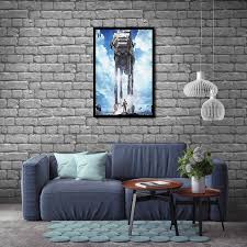 At At Walker At At Walker Poster At At Walker Digital Etsy In 2020 Brick Effect Wallpaper Brick Wall Decor Brick Wallpaper